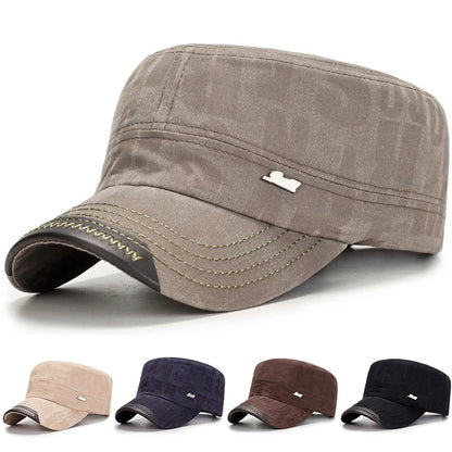 Men’s Retro Military Cap – Classic & Stylish