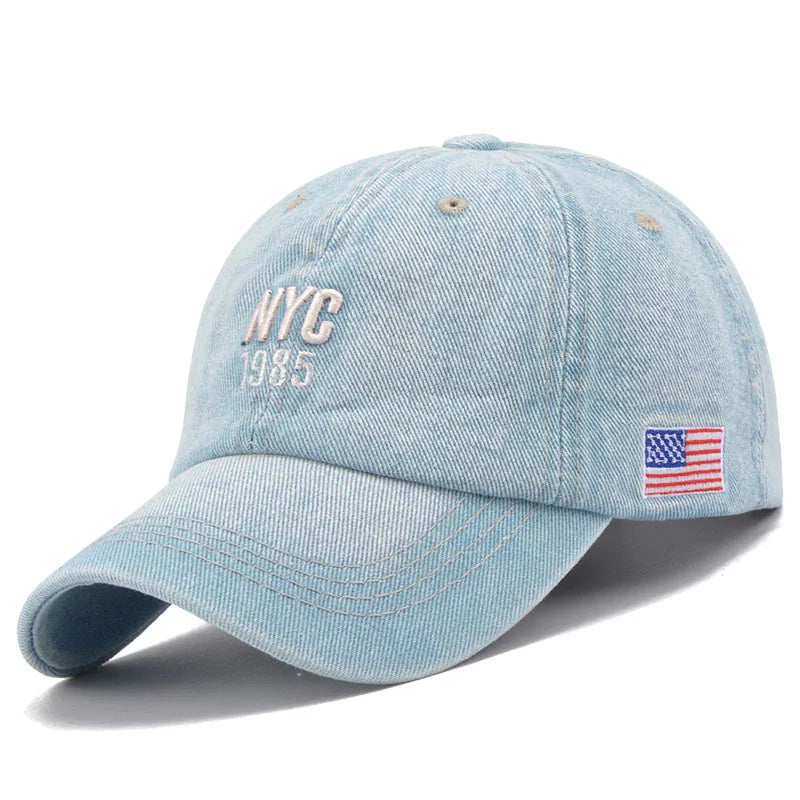 Classic Cotton Baseball Cap NYC 1985