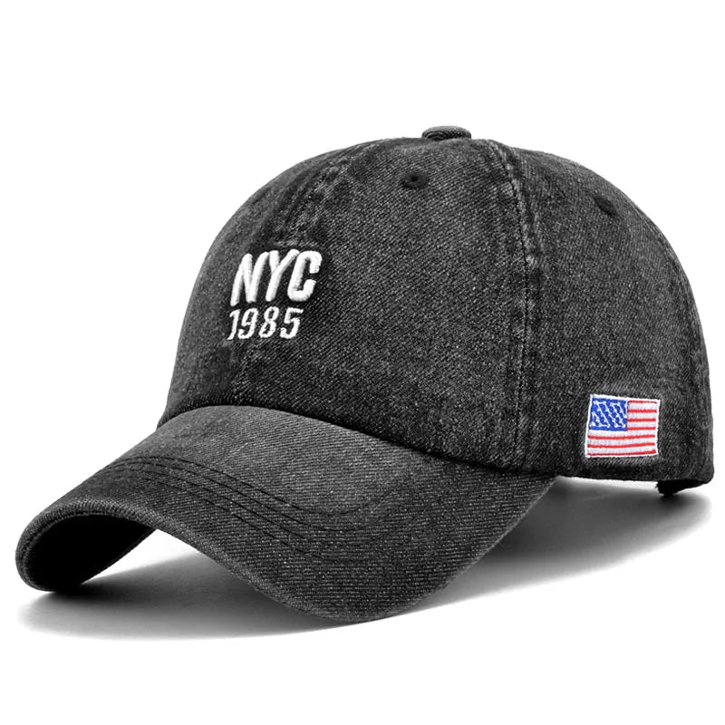 Classic Cotton Baseball Cap NYC 1985