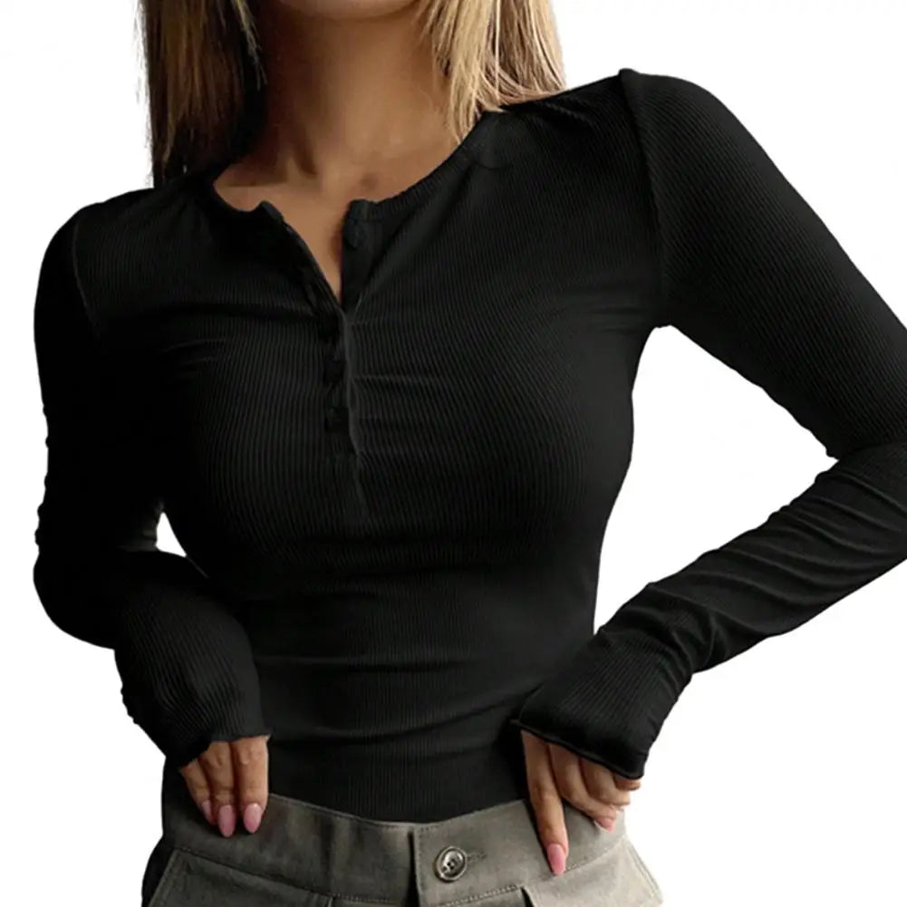 Slim Fit Long-Sleeve Pullover – Elegant & Versatile