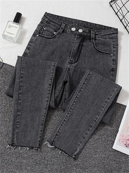 Jeans Female Denim Pants Black Womens Jeans woman Donna Stretch Bottoms Feminino Skinny Pants For Women Trousers