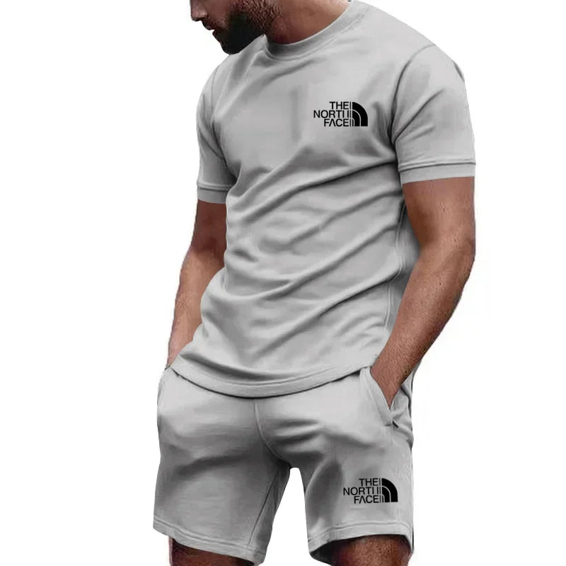 Casual sportswear suit quick drying sports suit short sleeve T-shirt shorts