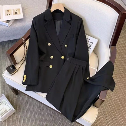 Office Lady Slim Blazer for Women, Long Sleeve Coats, Black Jackets, Casual Outerwear, Fall