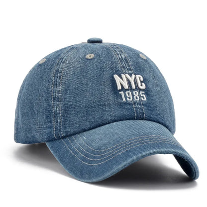 Classic Cotton Baseball Cap NYC 1985