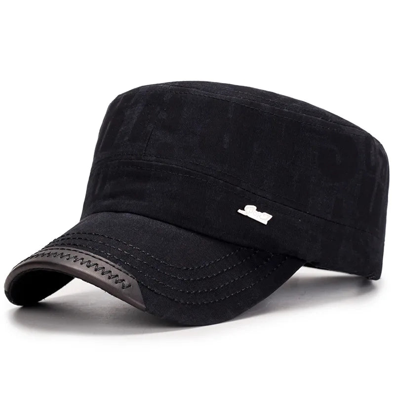 Men’s Retro Military Cap – Classic & Stylish