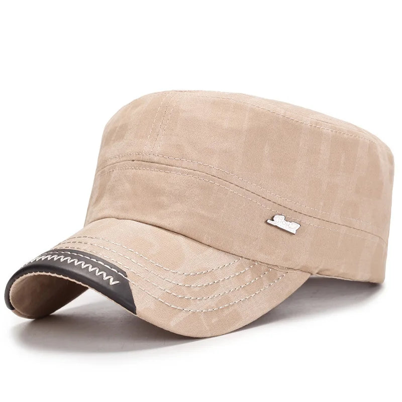 Men’s Retro Military Cap – Classic & Stylish