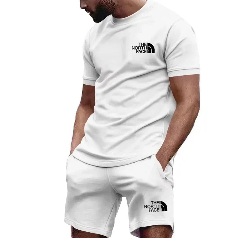 Casual sportswear suit quick drying sports suit short sleeve T-shirt shorts