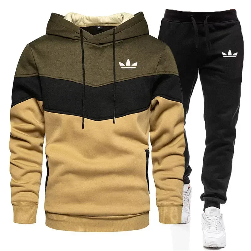 Men's Fashion Hoodie Brand Pants Casual Jogging Suit Sports Wear Sweatshirt