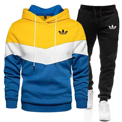 Men's Fashion Hoodie Brand Pants Casual Jogging Suit Sports Wear Sweatshirt