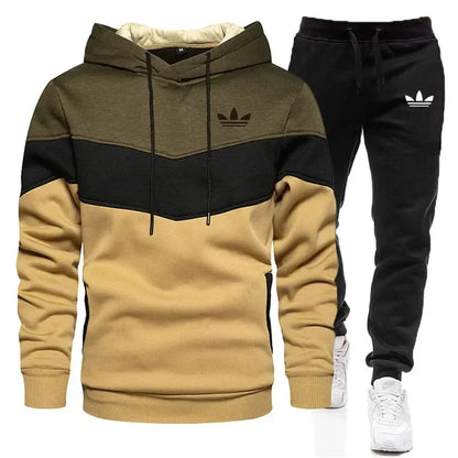 Men's Fashion Hoodie Brand Pants Casual Jogging Suit Sports Wear Sweatshirt