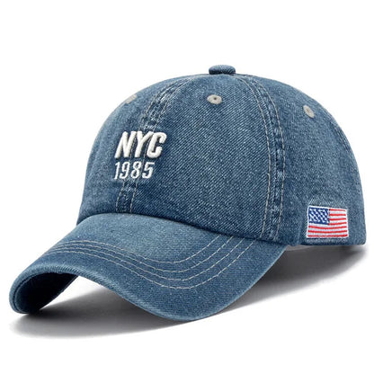 Classic Cotton Baseball Cap NYC 1985