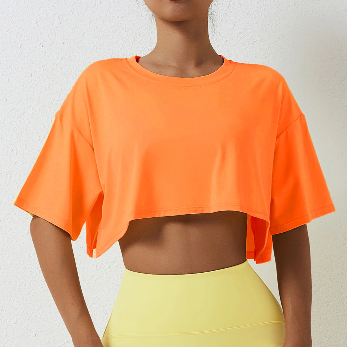 Women’s Cotton Crop Top – Sporty & Comfortable